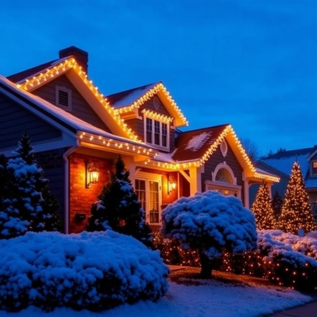 Christmas Light Installation